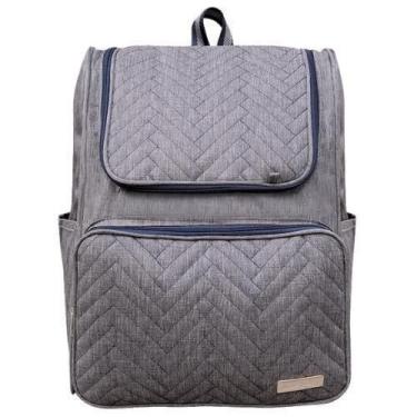 Imagem de Mochila Maternidade Mave Baby Deluxe Cinza E Marinho