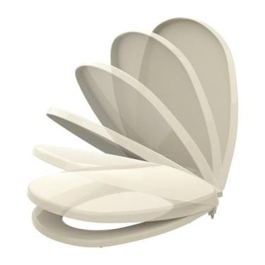 Imagem de Assento Tampa de Vaso Santa Clara Alamo Creme Soft Close Polipropileno