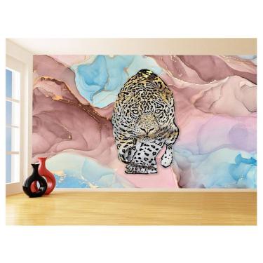 Imagem de Papel De Parede 3D Animais Pop Art Onça Pintada 3,5M Pxa75