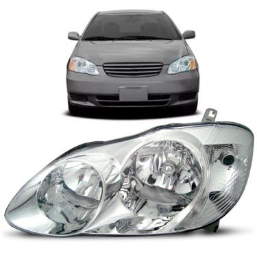 Imagem de Farol corolla fielder 2005 2006 2007 2008 serv 2003 2004