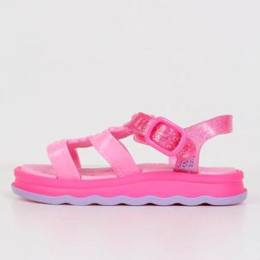 Imagem de Sandalia Zaxy Garden Baby Flores Em Relevo, 21, Rosa