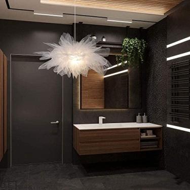 Imagem de Luminária mágica de fio personalizada criativa, lustre de fio mágico branco quente/romântico/minimalista/moderno, 1 *