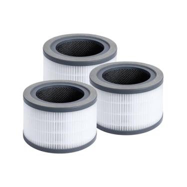 Imagem de Nispira Substituição do filtro de ar HEPA 3 em 1 compatível com purificador de ar Levoit Vista 200. Comparado com a peça Vista 200-RF. 3 filtros