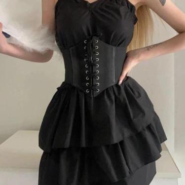 Imagem de Corselet Cinto Corpete Espartilho Afina Cintura Elástico Para Dança Ci