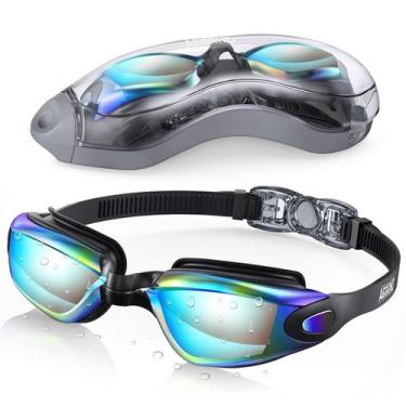 Imagem de Óculos de natação Aegend Full Protection para adultos, homens, mulhere