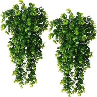 Imagem de Plantas suspensas artificiais Antspirit Eucalyptus Leaf x6 Green
