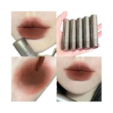 Imagem de Batom Líquido Matte À Prova d'Água Velvet Gloss Não Gruda E À Prova De