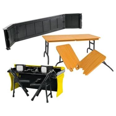 Imagem de Playset Commentators Corner para bonecos de ação de luta livre - Figur