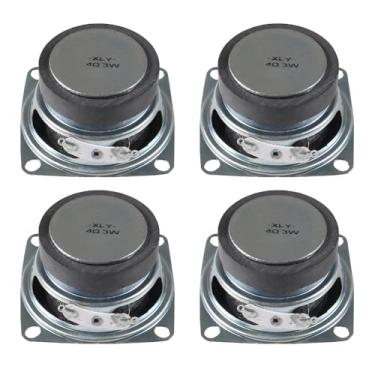 Imagem de 4 pçs 3W 5.1 cm alto-falante 78 mm 5.1 cm 4 ohm som som home theater alto-falante faixa de frequência completa alto-falante estéreo Woofer para TV LCD computador DIY Boom Box