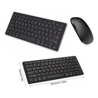 Imagem de BDNET, Teclado Bluetooth + Mouse Bluetooth P/Tablet A8 X205 10.5