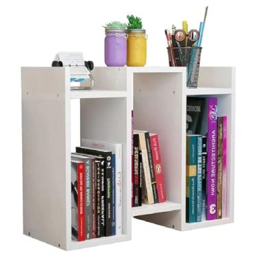 Imagem de prateleira decorativa porta livros enfeites em mdf 70x90x20cm multiuso organizador de sala quarto escritorio