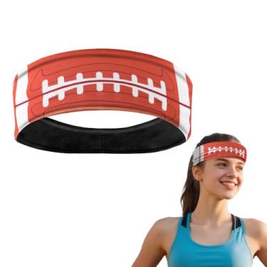 Imagem de Bandanas esportivas de futebol para mulheres e homens, acessórios de cabelo para jogadores de futebol, treinadores, rúgbi, elásticos, antiderrapantes, para maquiagem, spa