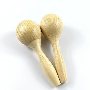 Imagem de SPYMINNPOO Treinamento Festa de Férias Maracas Shaker Rassel Brinquedo Educativo para Programas de Treinamento Escolar Madeira