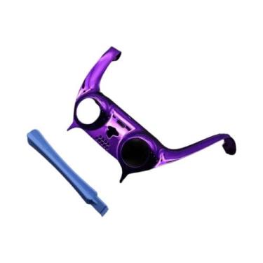 Imagem de Controle PS5 Cromado Fosco Com Faixa Decorativa E Tampa De Controle Co