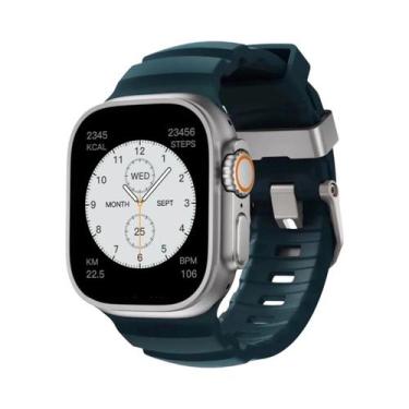 Imagem de Pulseira Esportiva De Silicone Para iWatch Ultra2 Apple Watch 46mm 49m