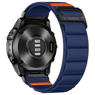 Imagem de Bandletic Pulseiras de 26 mm compatíveis com Garmin Fenix 5x, pulseiras esportivas de nylon elástico com gancho G para Fenix 8 de 51 mm/7X 6X Pro/Plus/3/3 HR/Tactix/Epix Pro2 de 51 mm//Instinct 2X