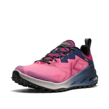 Imagem de KEEN Tênis feminino Zionic Nxt de altura baixa, impermeável, confortável para todos os terrenos, Limonada rosa/calêndula brilhante, 42