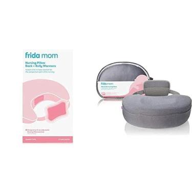 Imagem de Almofada de amamentação Frida Mom ajustável com aquecedores de costas 