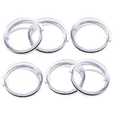 Imagem de Anfuey Tampas de substituição de copo de 850 g, tampa de substituição à prova de respingos, tampa de substituição para YETI Rambler, Old Style Rtic e mais canecas de viagem (pacote com 6