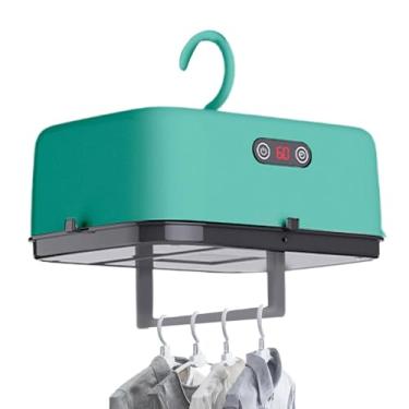 Imagem de Secador de roupas portátil, Secador de roupas pequeno | Máquina de secar roupa elétrica dobrável - Secador pequeno com saco de secagem, máquina de cuidados com roupas para roupas leves, roupas íntimas