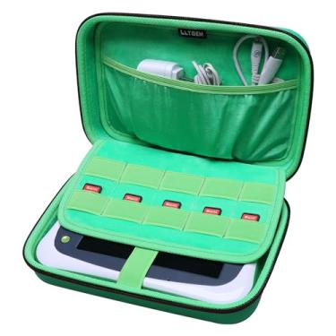 Imagem de LTGEM Capa rígida para tablet Leapfrog LeapPad Ultimate Ready for School – Bolsa de armazenamento protetora para viagem (verde)