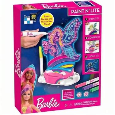 Imagem de Brinquedo Barbie Pinte E Ilumine Fadas - Fun F01234