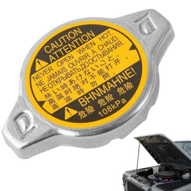 Imagem de Capa de reservatório de refrigeração, tampa de vedação de reservatório de aço inoxidável automotiva, peças de reposição para motor, SUV, caminhão, scooter, captador de carro, oficinas de reparo