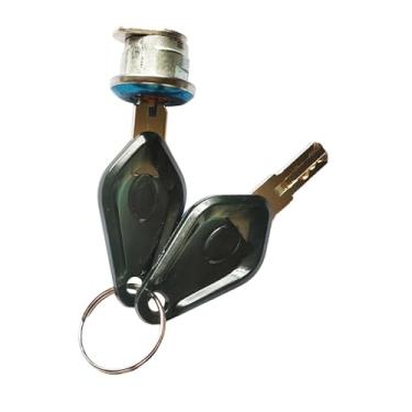 Imagem de Ysyqkn Acessórios para Fechadura de Porta-malas, Reparo de Metal, Seguro, Robusto, Profissional, Fácil de Instalar, Substitui E Modifica Fechaduras, 1 Fechadura 2 Chaves