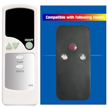 Imagem de XINJISHIMIN Controle remoto de substituição para lareira elétrica Style Selections F13-I-002-023B 2014-411001 F13-1-002-023B