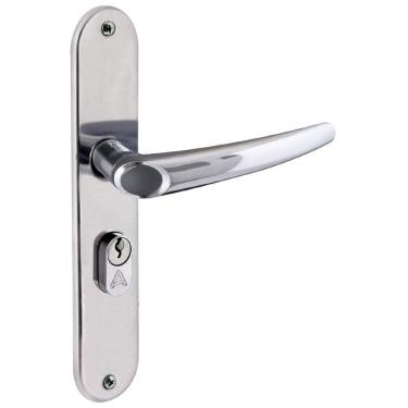 Imagem de Fechadura Entrada Espelho 7cm Inox Polido Joy Aliança