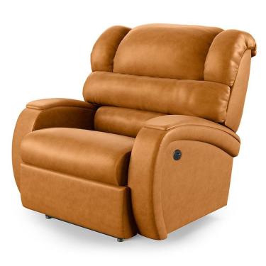 Imagem de Poltrona Do Papai Reclinável Napoli Controle Power Elétrico Usb Pu Whisky Fh1