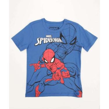 Imagem de Camiseta infantil Spide Man Mavel.-05564 - MARVEL, Azul, 10