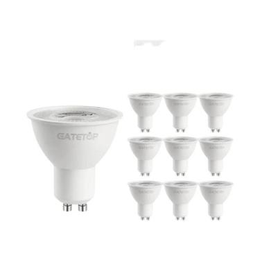 Imagem de Lâmpada LED GU10 Dimmable 10pcs 220V 3000K 4000K 6000K 50W Substituiçã
