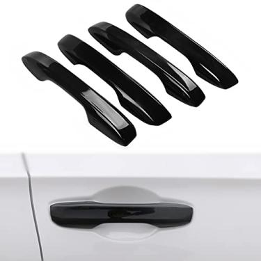 Imagem de NOVIIML irboy Door Handle Cover Exterior Decoration for Honda Civic 2022 2023 2024, Accord 2023 2024, CR-V 2023 2024, HR-V 2023, for Acura Integra 2023 2024 with Auto Lock - Glossy Black