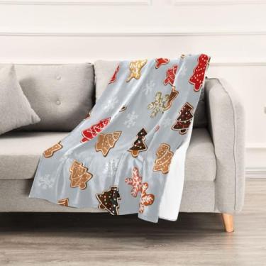 Imagem de Wassud Cobertores e mantas de Natal 152,4 x 228,6 cm, cobertor dourado para sofá, cadeira, decoração de casa