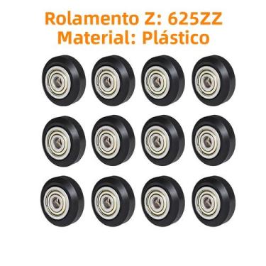 Imagem de Roda POM Ender 3 CR10 CNC 625ZZ Polia De Tensão Passiva Roda Redonda 1