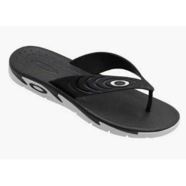 Imagem de Chinelo Oakley Masculino Crowd, 01k, Jet black, 39
