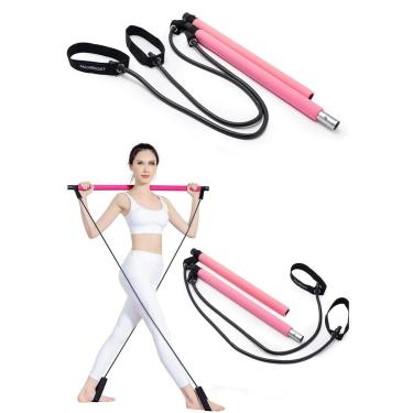 Imagem de Bastão Elástico Treino em Casa Academia Força Musculação Alongamento Maxboost-Unissex
