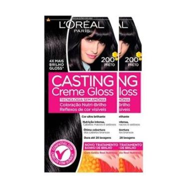 Imagem de L'Oréal Paris Coloração Casting Creme Gloss Kit - 200 Preto Kit-Unissex