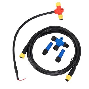Imagem de aqxreight Kit Inicial NMEA 2000 Cabos Backbone de Grau Marítimo de 5 Pinos Cabos Pendentes Terminadores Em T Substituição para de Dispositivo um Conector R Kit Inicial NMEA 2000NMEA 2000 Starter