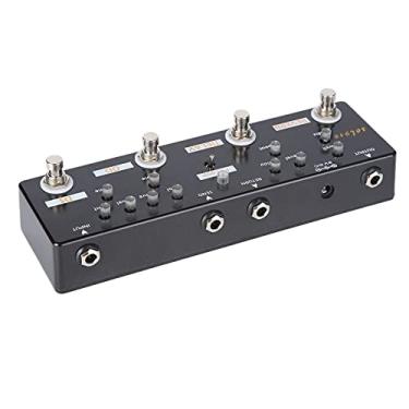 Imagem de LiebeWH Pedal de Efeito de Guitarra, Material Metálico Com 5 Modos para Atraso de Distorção e Reverberação, Ideal para Entusiastas de Guitarra Elétrica