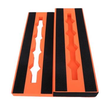 Imagem de Luocute Placa de Pedal de Guitarra, Pedaleira de Efeitos Portátil Leve Antiderrapante de Grande Capacidade EVA para 6-10, Caixas de Placas de Pedal de Baixo de Guitarra Com Design