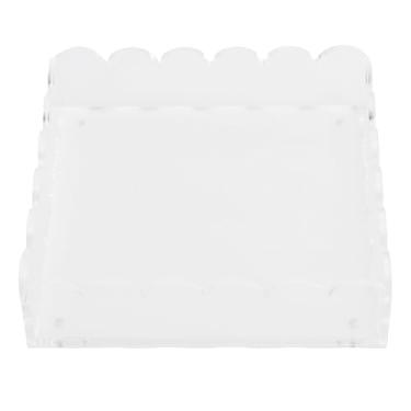 Imagem de Hyuduo Bandeja Acrílica Recortada, Organizador de Armazenamento Transparente Com Design Removível para Arte Fotográfica, Joias, Artesanato, Exibição de Mesa