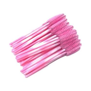 Imagem de Escova Descartável Para Máscara De Cílios E Sobrancelhas, 50/100 Peças