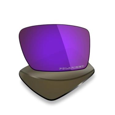Imagem de Mryok Lentes de reposição ultra polarizadas para óculos de sol Costa Del Mar Blackfin, HD Polarized, proteção UV, resistente a impactos e ajuste perfeito - Roxo plasma
