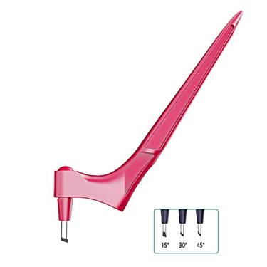 Imagem de Faca de Artesanato Precisão em Aço Inoxidável Cutter Portátil com Rotação 360 Graus Lâminas Substituição Três Ângulos Diferentes para Ferramentas Corte Hobby Artes e Scrapbook