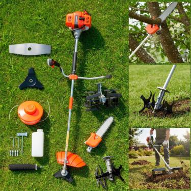 Imagem de Roçadeira 75cc 3.5hp Multifuncional Kit Enxada Arador E Motopoda 2 Tempos