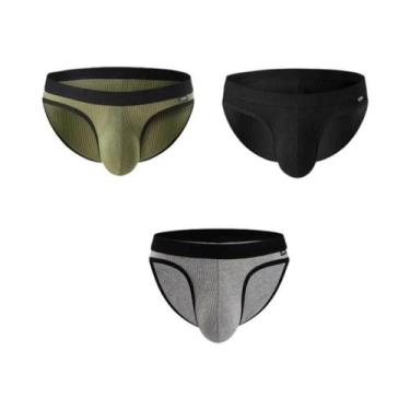 Imagem de Cuecas Sexy Masculinas U Pouch Pacote Com 3 Tangas Ropa Interior Hombr