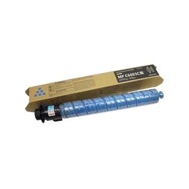 Imagem de MPC6003 Toner Cartridge，Compatible For Ricoh MPC 4503 4504 5503 5504 6003 6004 MP C3003 C4503 C4504 C5503 C5504 C6003 C6004(Cyan)