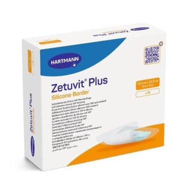 Imagem de Curativo Zetuvit Plus Silicone Border (Oval) - Tam. 13cm x 15,5cm  Har